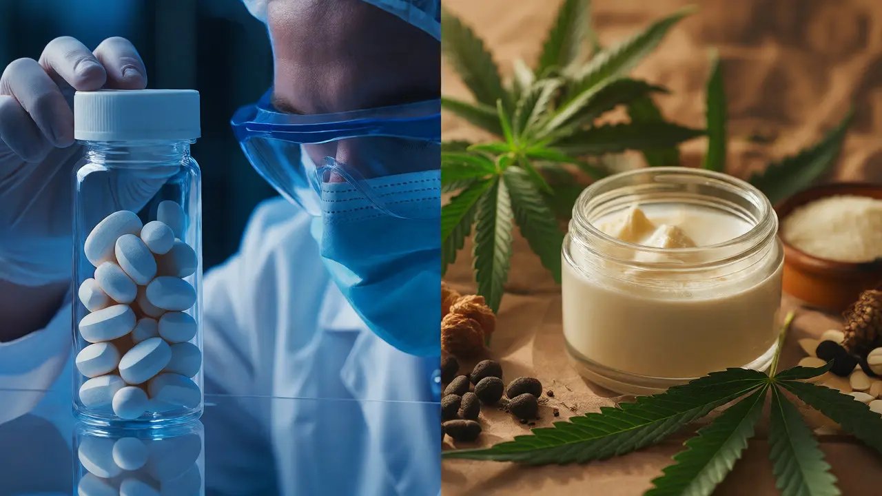 Porovnání farmaceutického léku a kosmetiky