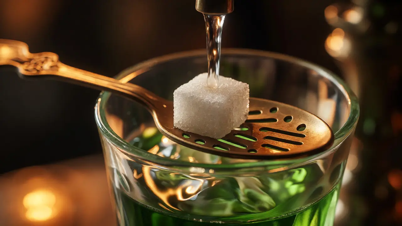 Proč potřebujete speciální lžičku na absint? Průvodce rituálem louche