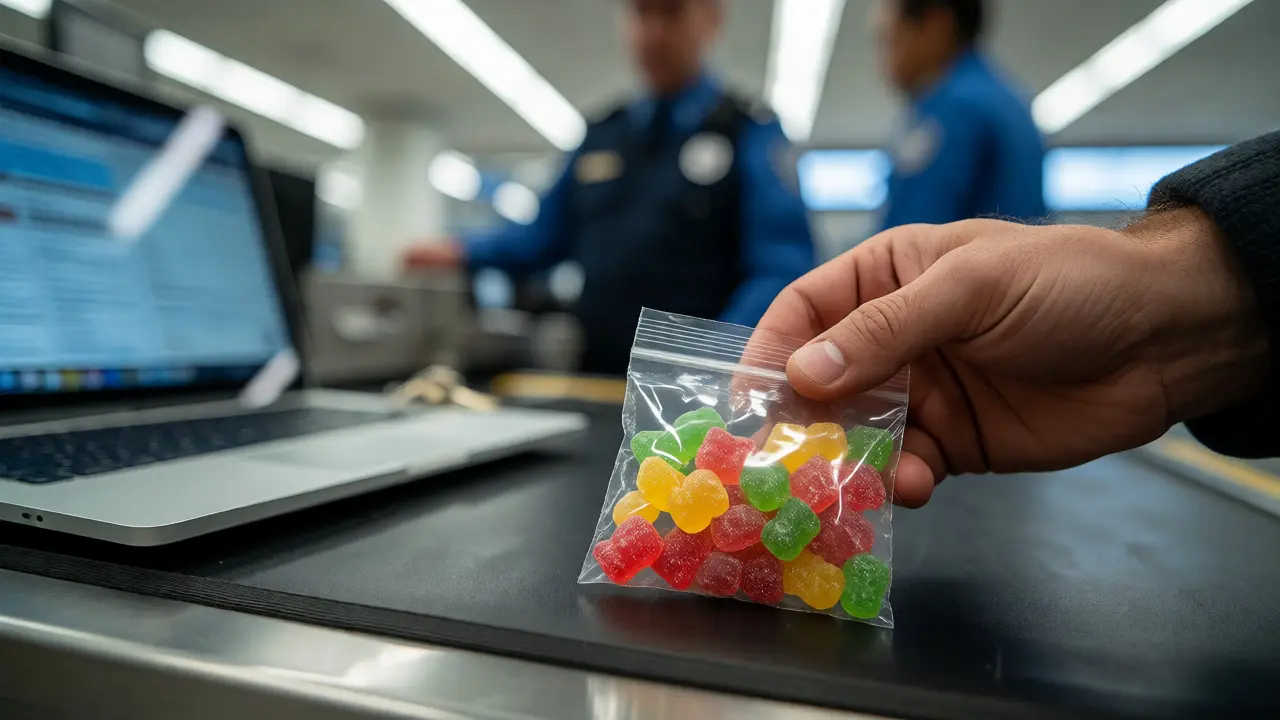 CBD gummies na letišti: Provede vás TSA bez problémů?